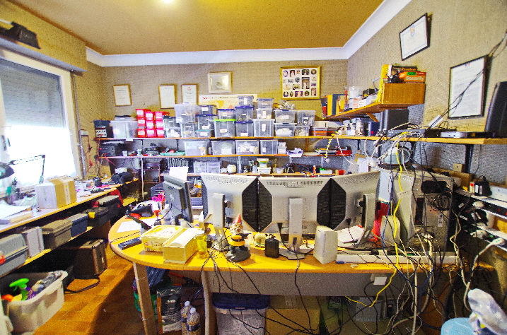 Bedroom four ( currently  as an office)